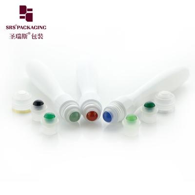 China SRS8449-15ML PETG Plastic Gemstone Roller Bottle for Eye Serum Packaging for sale