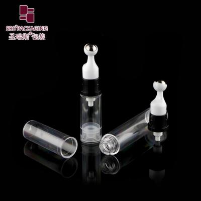 China A0031-5ml 10ml 12ml 15ml Eye Cream Bottle With Roll On Balls Airless Pump Roller Bottle Empty Packaging Supplier à venda