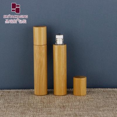 China 8ml Empty Bamboo Roller Bottle In Stock Eco-friendly Packaging For Sale Roll on For Essential Oil for sale