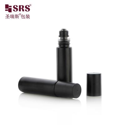 China Glass Matte Black Roll On Container with Customizable Color and Logo for Portable Perfume Bottle à venda