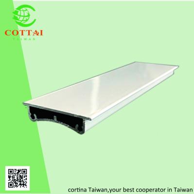 China Window Door COTTAI Taiwan Blind Spring Roller Parts Horizontal Blind Headrails for sale