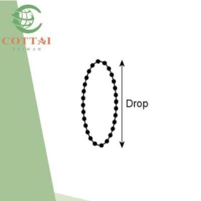 China COTTAI Traditional - Lampshade Components Ball Chain Vertical Loop Customized Size Available for sale