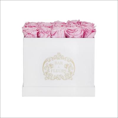 China Luxury Gift Package 2020 Gift Boxes With Custom Logo Design Printing Whole Preserve Roses In Custom Boxes for sale