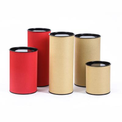 China Grace Tube Paper Food Paper Green Recyclable Recycled Materials Logo Round Tube Candle Packaging Boxes for sale