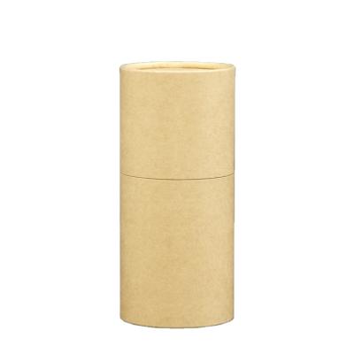 China Grace Customized Tea Paper Boxes Recyclable Green General Circular Wrapping Paper Tube for sale