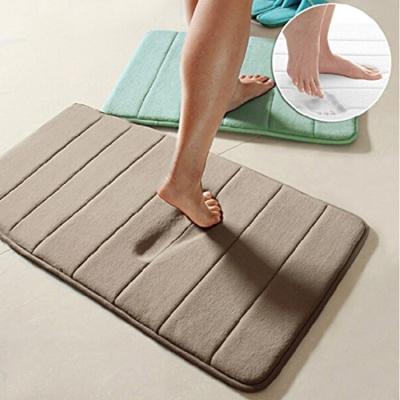 China Hot Selling Washable Comfortable, Super Soft Water Absorption, Machine Wash, Baby Bath Memory Foam Non-Slip Mat for sale