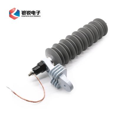 China 11kv 15kv 33kv High Voltage Metal Oxide Polymer Protection Lightning Surge Arrester YH5W-3 for sale