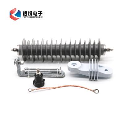 China Top Quality Distribution Line Lightning 33kv Surge Arrester YH5W-3 for sale