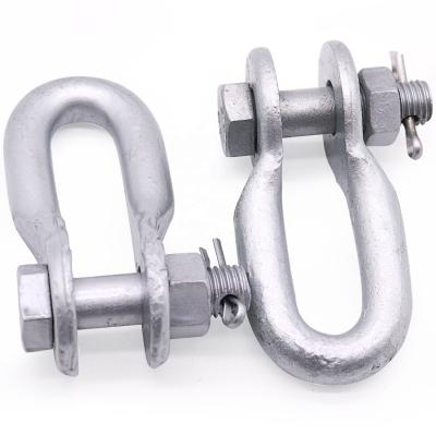 China Adjustable Stainless Steel U Anchor Bow Shackle Stainless Steel Snap Shackle for sale