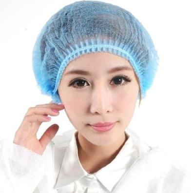 China Disposable non woven caps,Medical Bouffant Head Cap, Non woven Disposable hair Cover/Caps Te koop