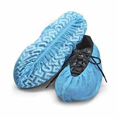 China disposable non woven medical shoes covers non slip waterproof anti shoes cover for sale