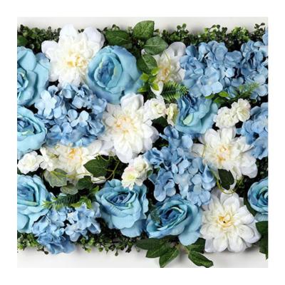 China Bulk Gift Fashionable Good Quality Decorations Wedding Flower Panel Wall Artificial Wedding Decor for sale