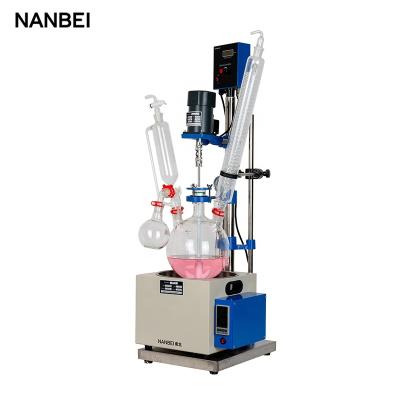 China Cheap Single Layer Heated Glass Reactor Chemical Glass Lab Reactor Small Tank Reactor With Oil Bath for sale