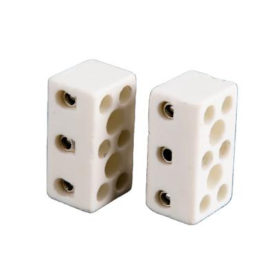 China Other 10A-3P Bit Post Terminal Blocks 10A 250V Ceramic Electrical Equipment Connectors Terminals for sale