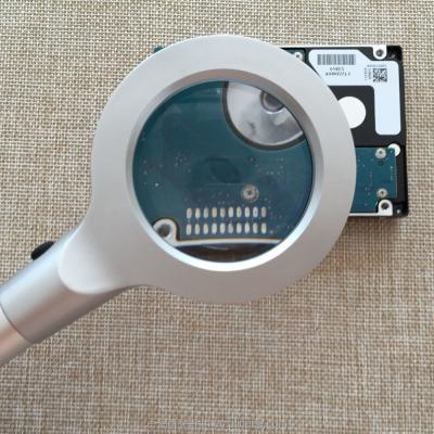 China Alloy Professional 2020 Alloy Magnifier Zoom Handheld Magnifier With 8 LED Lights TH8013 for sale