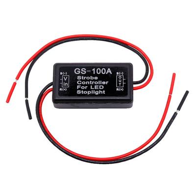 China New Car Accessories Flash Controller Box Flasher Strobe Module For LED Brake Tail Stop Light GS-100A for sale