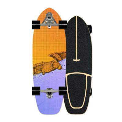 China Canadian Fish Skateboard Surfboard Veneer Maple Outdoor Activities Cruiser 7 Complete Skateboard Deck Custom Graphics for sale