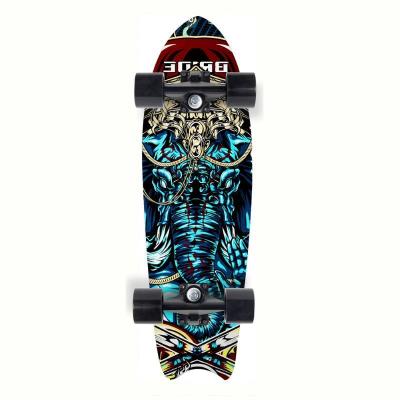 China Wholesale High Quality Outdoor Activities Skateboard 7 Ply 100% Canadian Maple Fish Rocker Blank Skateboard Decks for sale