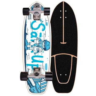 China OEM Patineta Outdoor Activities SHENGCHI 31 Inch White Skateboard Decks Bulk Outdoor Sports Complete Longboard Surfskate Skateboard for sale