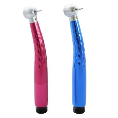 China Colorful hospital/clinic 2023 quality products e-generator handpiece/internal triple jet turbine dental handpiece led 2 hole and 4 hole for sale