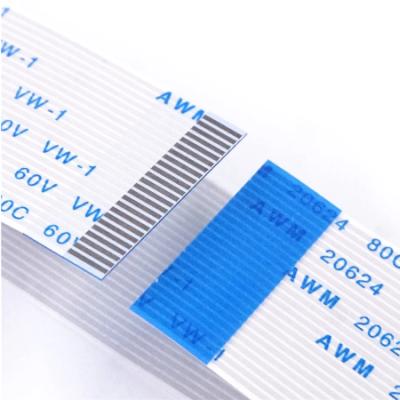 China Electronic ffc cable 1mm wenxin e230343 awm 20624 80c 60v vw 1 ribbon cable for sale