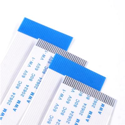 China Electronic ffc wire 1mm wenxin e230343 awm 20624 80c 60v VW 1 ribbon cable 2896 30v for sale