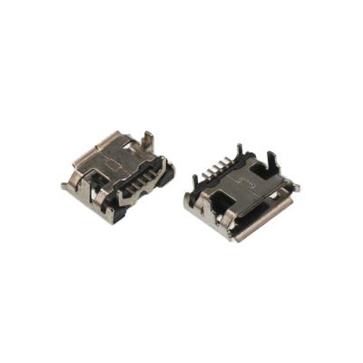 China SMT Type Side Input High Temperature Resistance Micro USB PCB Beef Horn Female Connector for sale