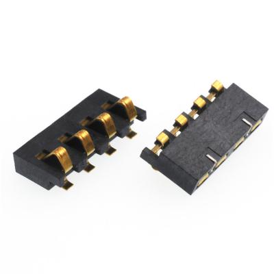 China Board To Board 2.5PH Battery Connector Plate Socket PCB Mount SMT 2.0mm Size Golder 4 Pin Male Mobile Battery Connector for sale