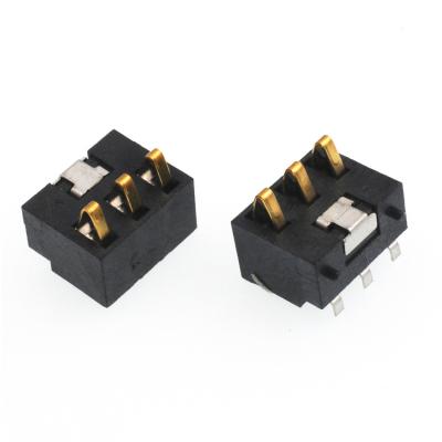 China Board To Board 3 Pin Power Connector PCB Mount SMD 6.0H Male Plug Horizontal Lithium Battery Connector for sale