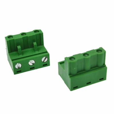 China Pluggable Type Green 3.81 5.0 5.08 P 5.08 P PCB Terminal Connector Screw PCB Terminal Block Terminal Block Connectors Copper Color Green 3.81 5.0 for sale