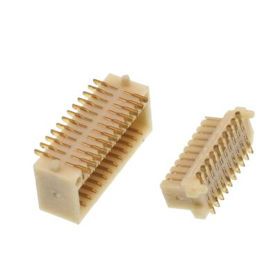 China Board To Panel 0.8mm Pitch SMT Entry 10-50P Au Side Plating Board To Board Connector for sale