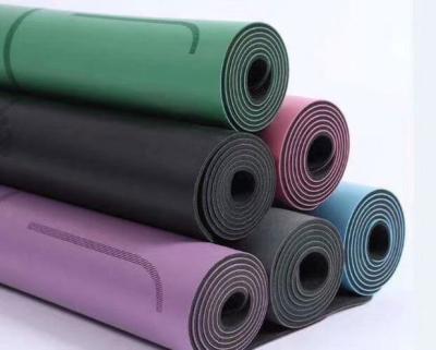 China Colored Eco-friendly Fitness Exercise Print Tape Yoga Mat Gym Custom Porcelain for sale