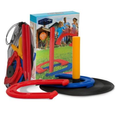 China Indoor and outdoor play set for fun horseshoes set for outdoor and indoor play - perfect for non-safe distancing, camping, backyard and indoor fun for adults and children for sale