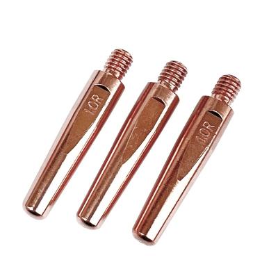 China Supply High Quality Welding Welding Torch 350a Gun Welding Torch Contact Tip 45mm Copper Contact Welding Tip for sale