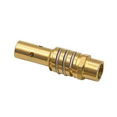 China Welding Soldering Equipment Tools 42mm Length 15ak Copper Contact Tip Holder For Welding Torch for sale