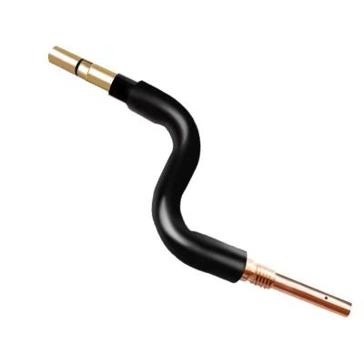 China Flexible Welding Torch Swan Neck 350a Welding Accessoris Swan Neck Bend Pipe For Sale for sale