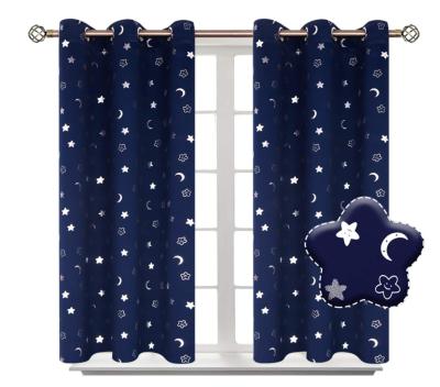 China Farm Baby Travel Window Star Portable Blackout Blind Curtain for sale