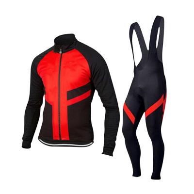 China Winter Breathable Custom Cycling Singlet Set Mens Cycling Mens Bike Wear Long Cycle Suit Wear Clothing For Man for sale