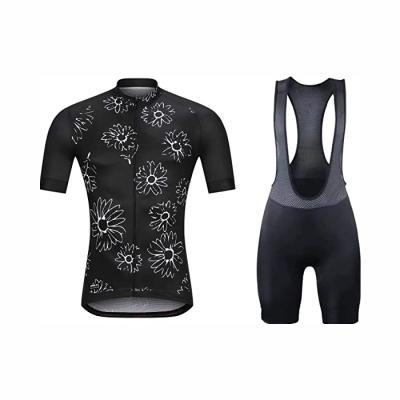 China Breathable Mens Shorts Sleeves Cycling Tank Top Full Zipper Set Road Bike Bib Tank Top Suit Cycle Shorts With Padded for sale