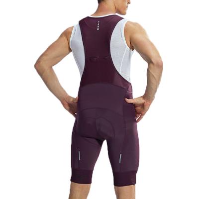 China OEM Breathable Sportswear Polyester Spandex Custom Cycling Bib Shorts Bike Shorts With Reflective Branding for sale