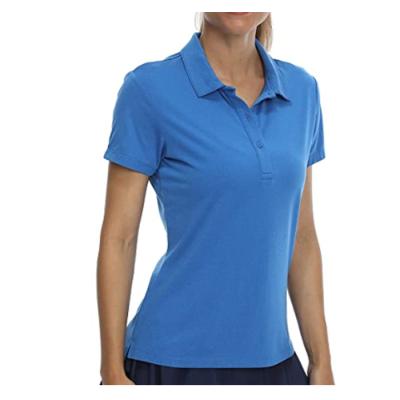 China Hot Selling Breathable Quick Dry Women's Polo Collar Workout Golf Sleeveless Top Light Weight Shirt Moisture Wicking With Buttons for sale