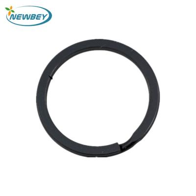 China Flat O Ring For Key Chain Fashion Black Flat O Ring For Key Chain In 30mm for sale