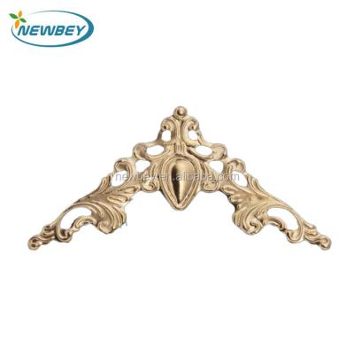 China Corner Clips For Box Decorative Metal Corner Clips For Box In Triangle Hollow Style for sale