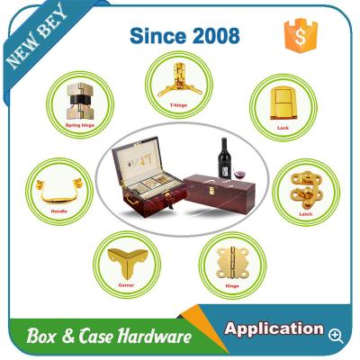 China Newbey Wholesale Metal Small Box Hardware Accessories , Box Hardware for sale