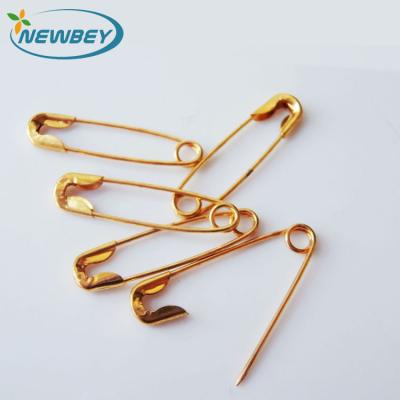 China Safty Pins BP101 Wholesale Gold Safety Pins In 22mm For Hanger Tag for sale