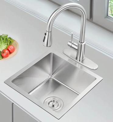 China Da banca da cozinha original de Undermount do fornecedor de 2023 modelos novos dissipador feito a mão SUS304 16G/18G à venda