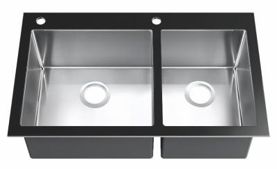 Κίνα Νεροχύτης κουζινών Topmount με Drainboard 33 '' X20 '' X10» για το λουτρό προς πώληση