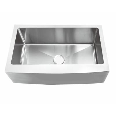 China Old-School Style lookUndermount Apron Stainless Steel Kitchen Sink Stable And Easy Cleaning for sale