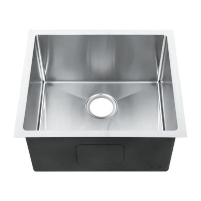 China Durable Undermount Single Bowl Kitchen Sink , Modern Style Stainless Commercial Sink for sale