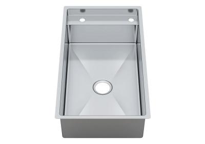 China Luxurious Single Bowl Bathroom Sink Commercial Grade Brushed Finish for sale